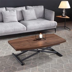 Paceļams, paceļams koka kafijas pusdienu galds